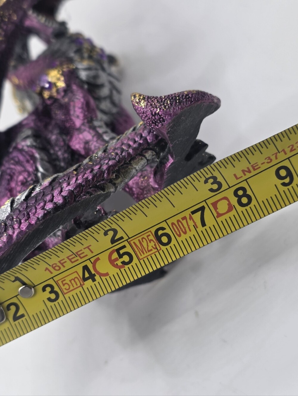 Purple Resin Dragon With Rhinestones - Picture 7 of 7